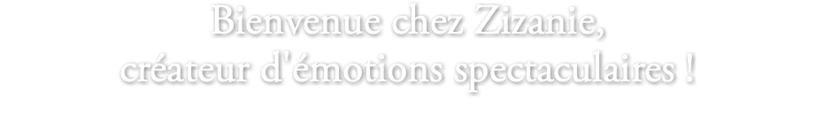 Bienvenue chez Zizanie, créateur d'émotions spectaculaires !